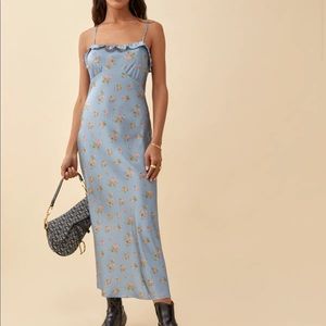 REFORMATION ARIBELLA SILK DRESS